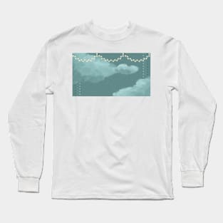 Clouded skies (with lights) Long Sleeve T-Shirt